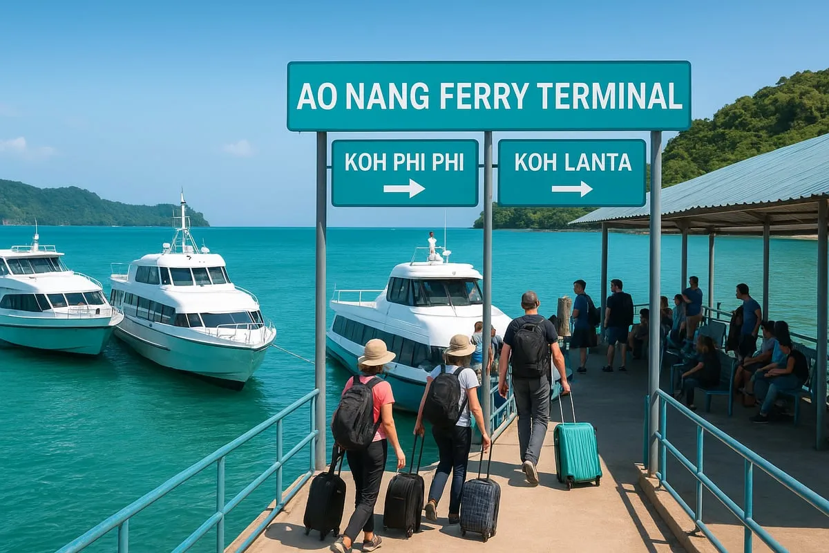 Popular Ferry Routes from Ao Nang in 2026