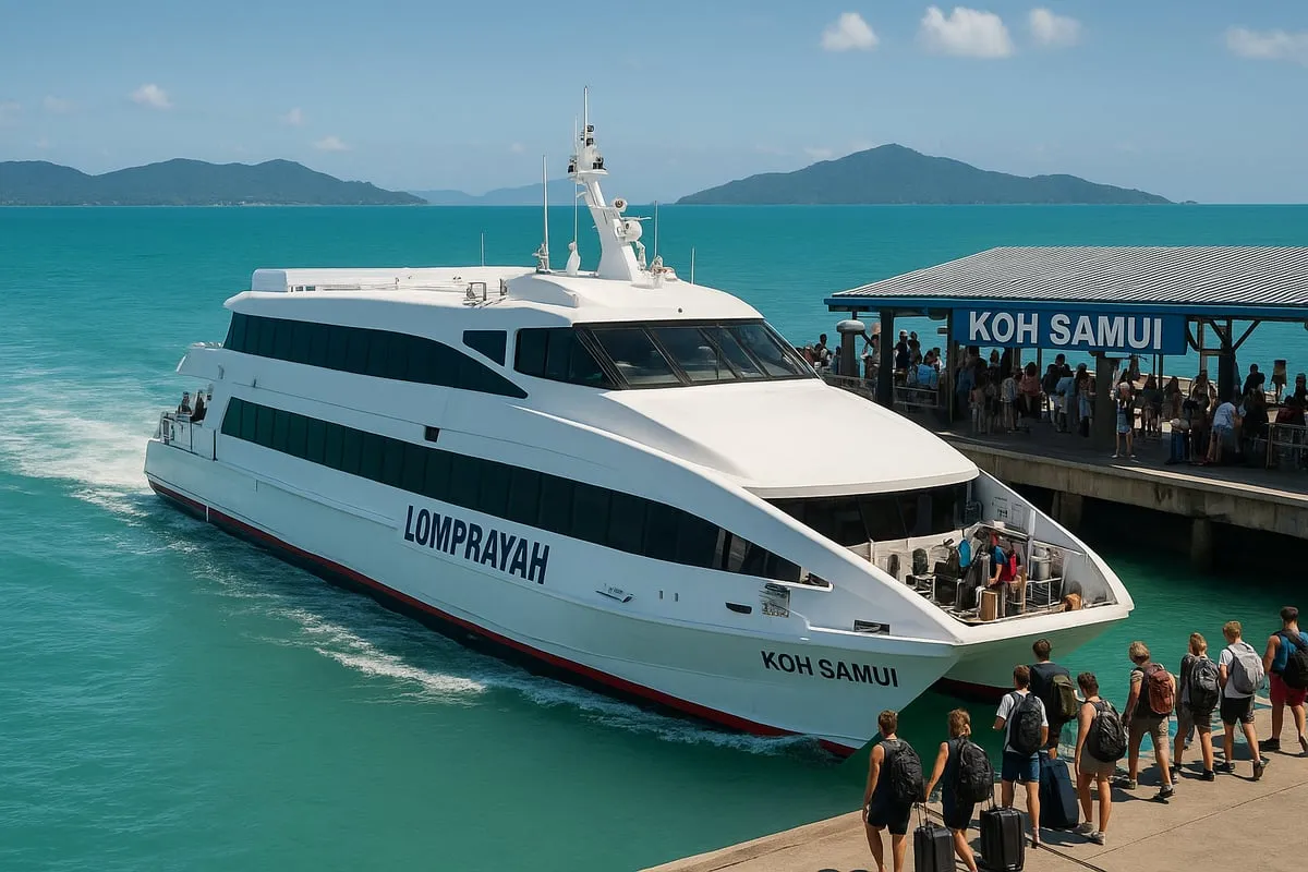 Lomprayah Ferry Routes to and from Koh Samui