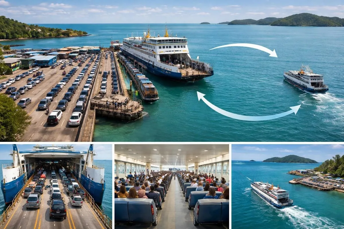 Ferry crossing logistics