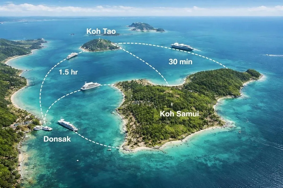 Island hopping network