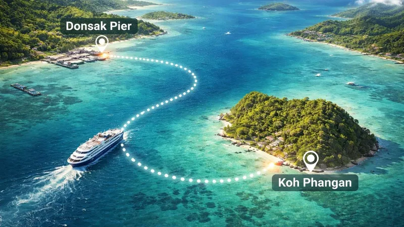 Ferry Donsak to Koh Phangan: Complete 2026 Guide