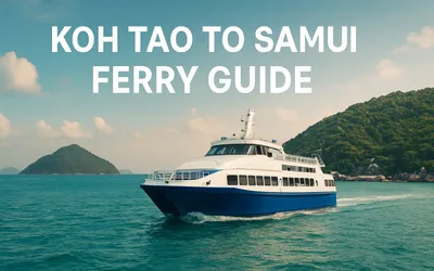 Koh Tao to Samui Ferry Guide: Routes, Tips & 2026 Travel Info