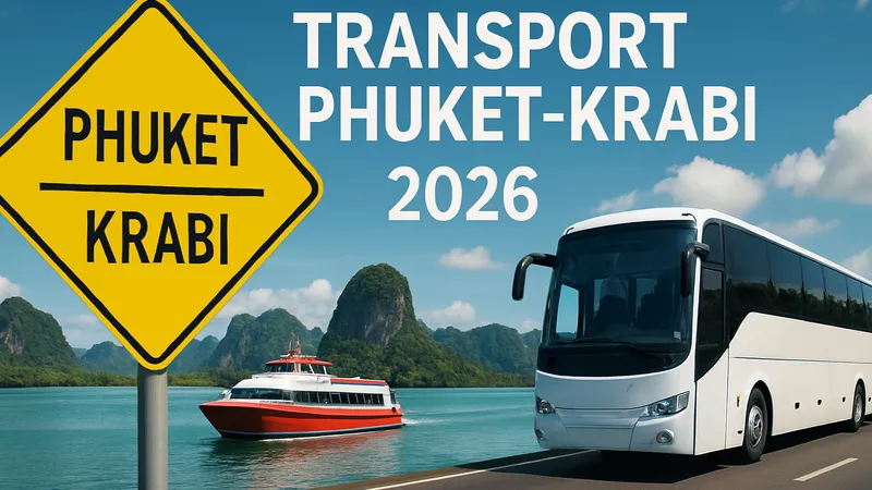 Transport Phuket Krabi Guide: Your Essential 2026 Handbook