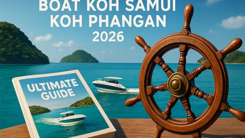 Ultimate Guide to Boat Koh Samui Koh Phangan 2026
