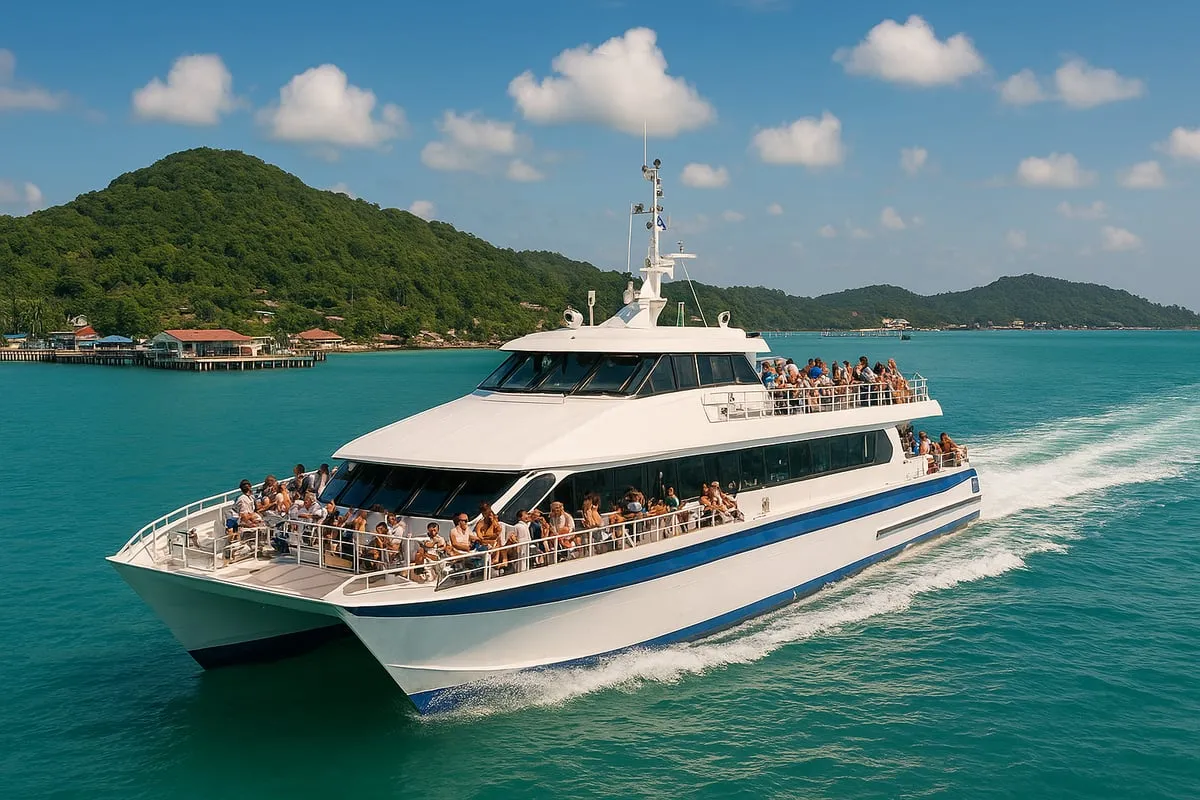 Overview of the Koh Tao–Chumphon Ferry Route