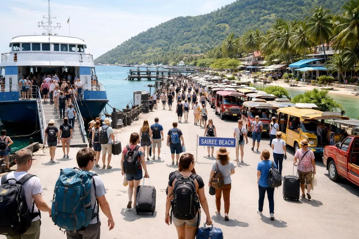 Koh Tao arrival experience
