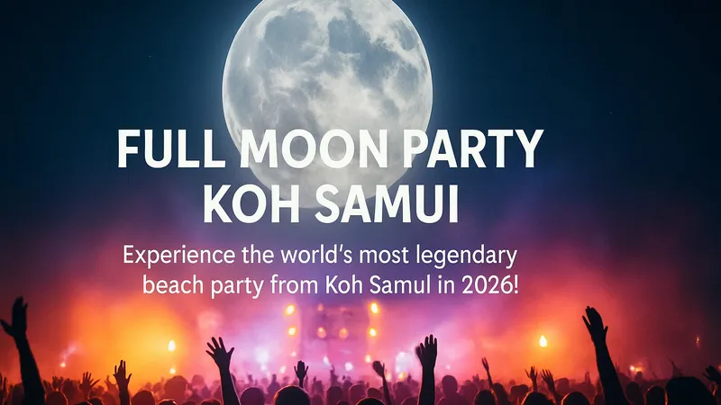 Full Moon Party Koh Samui Guide 2026: Ultimate Experience