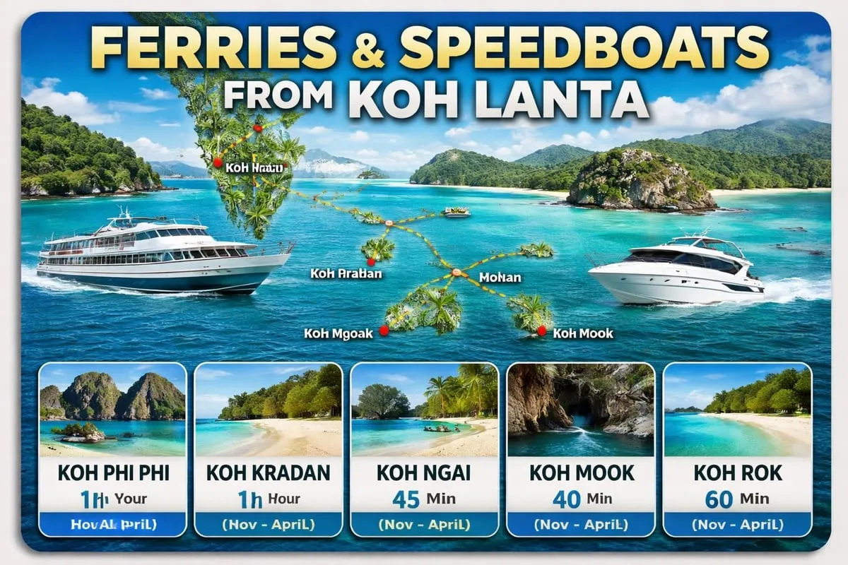 Island hopping network from Koh Lanta