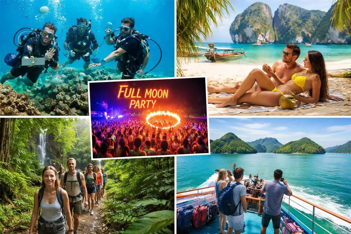 Island activity options