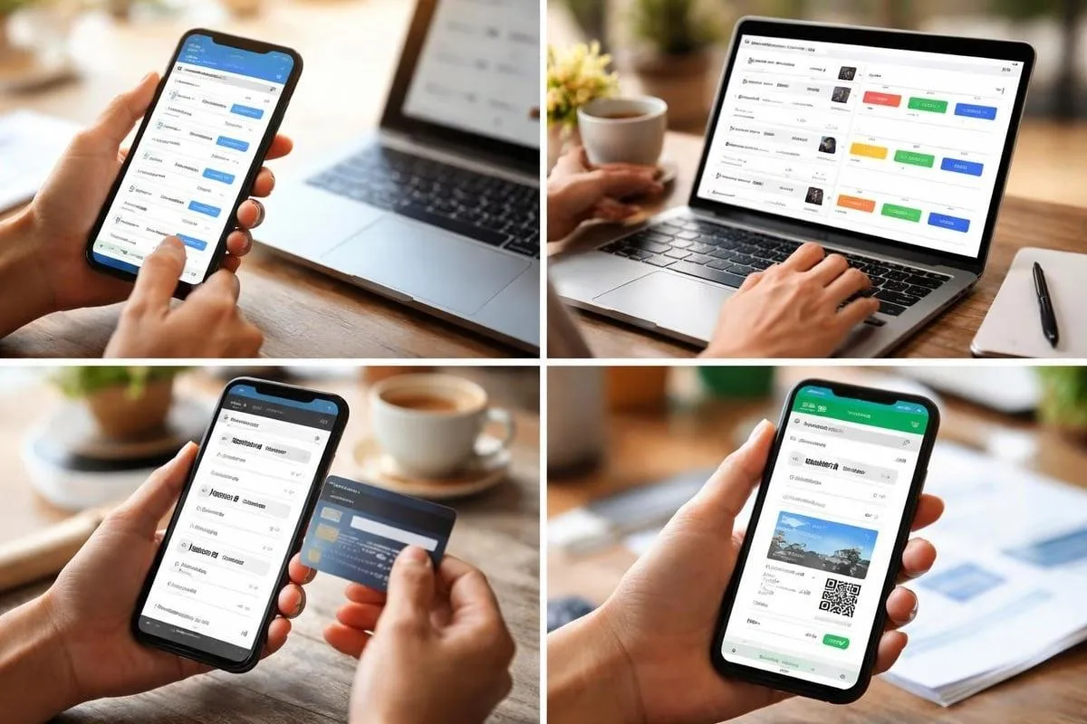 Booking process workflow