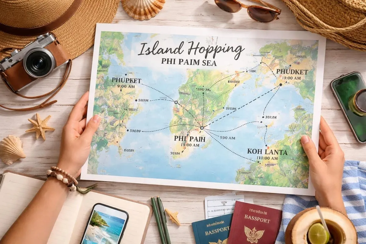 Island hopping routes
