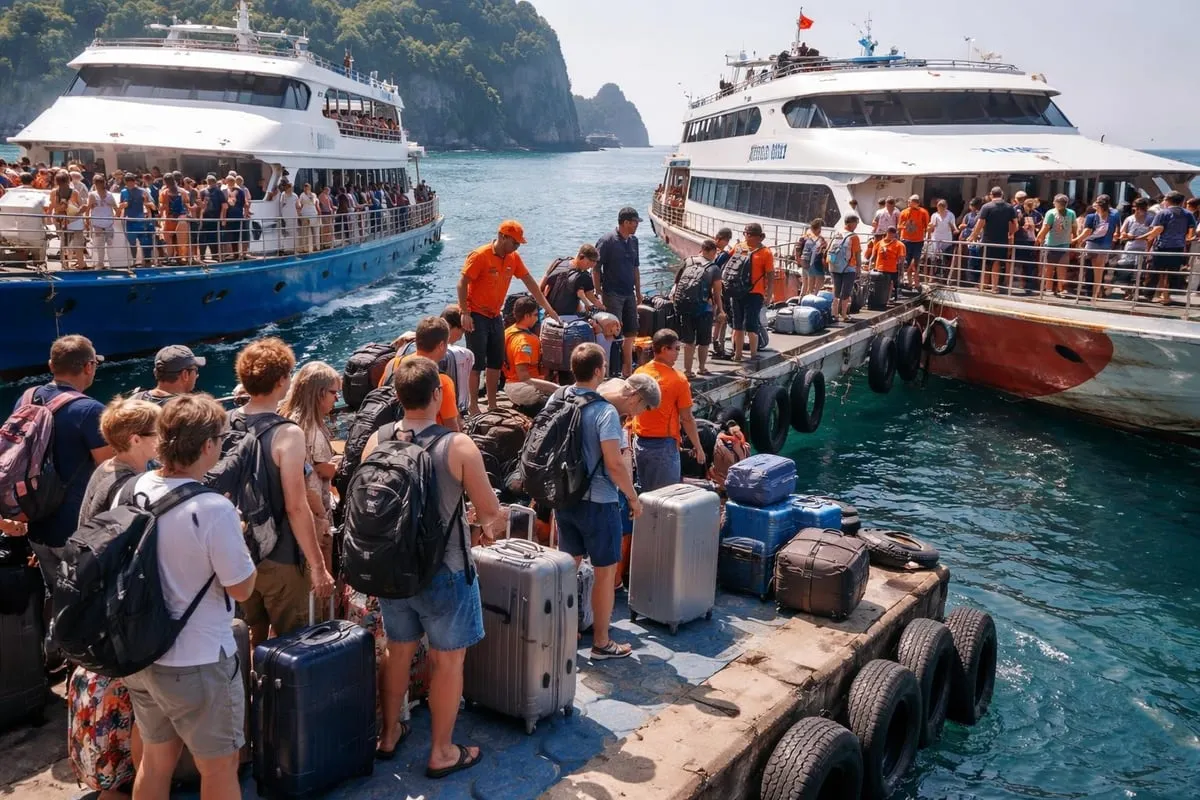 Ferry transfer process