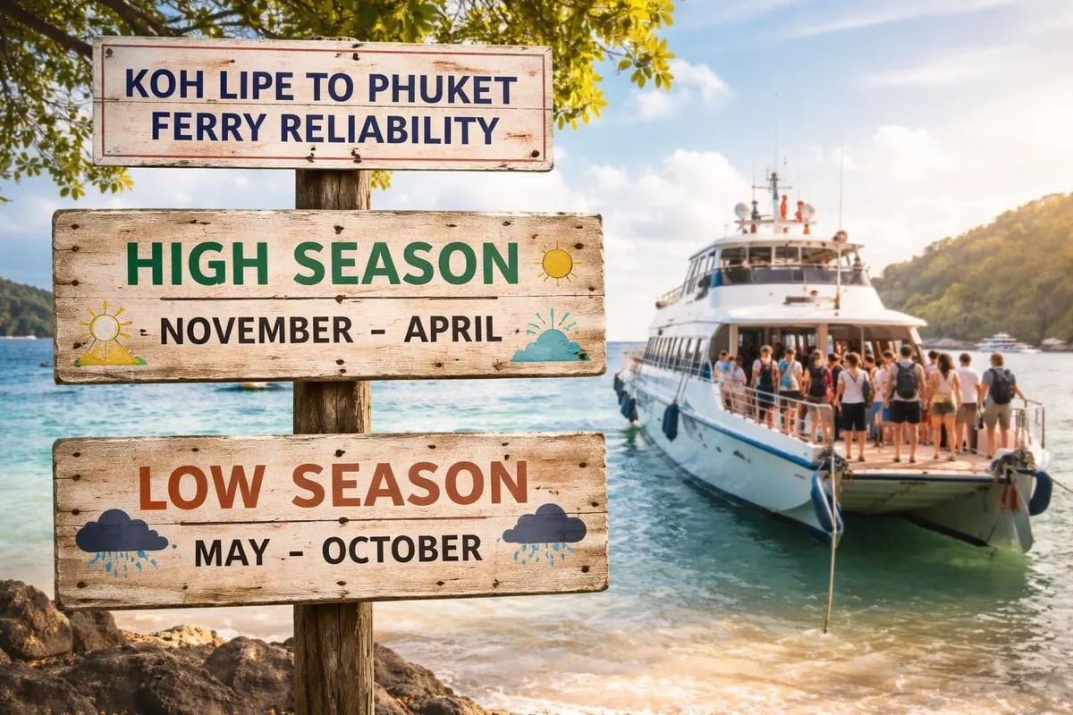 Weather and seasonal ferry operations