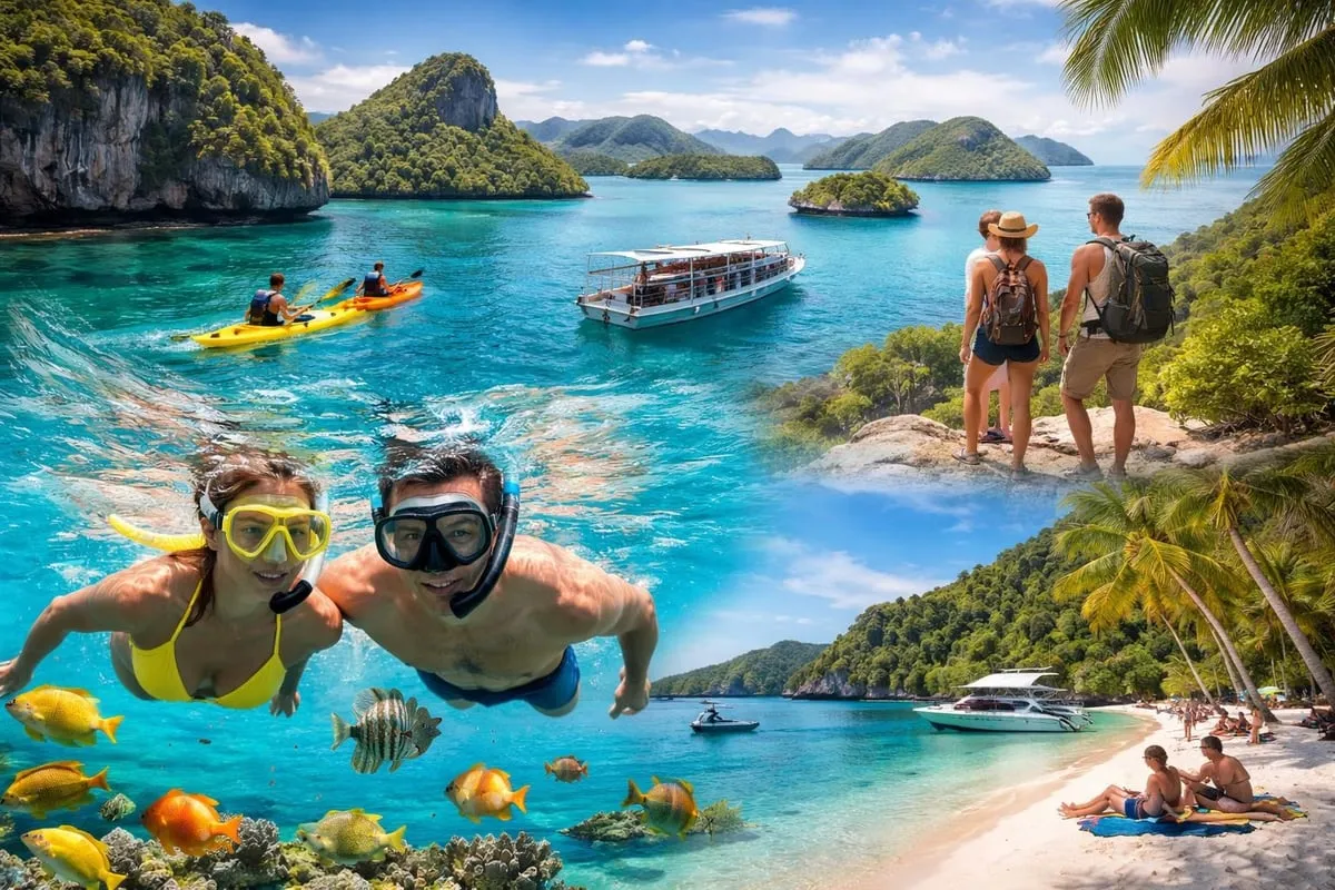 Activities included in Koh Samui boat tours