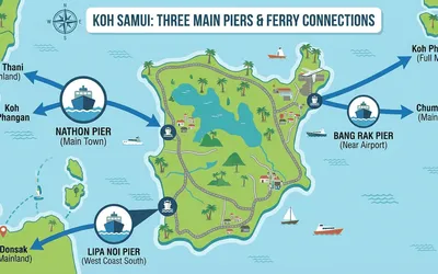 Navigating Koh Samui's Piers: Nathon vs. Bang Rak vs. Lipa Noi