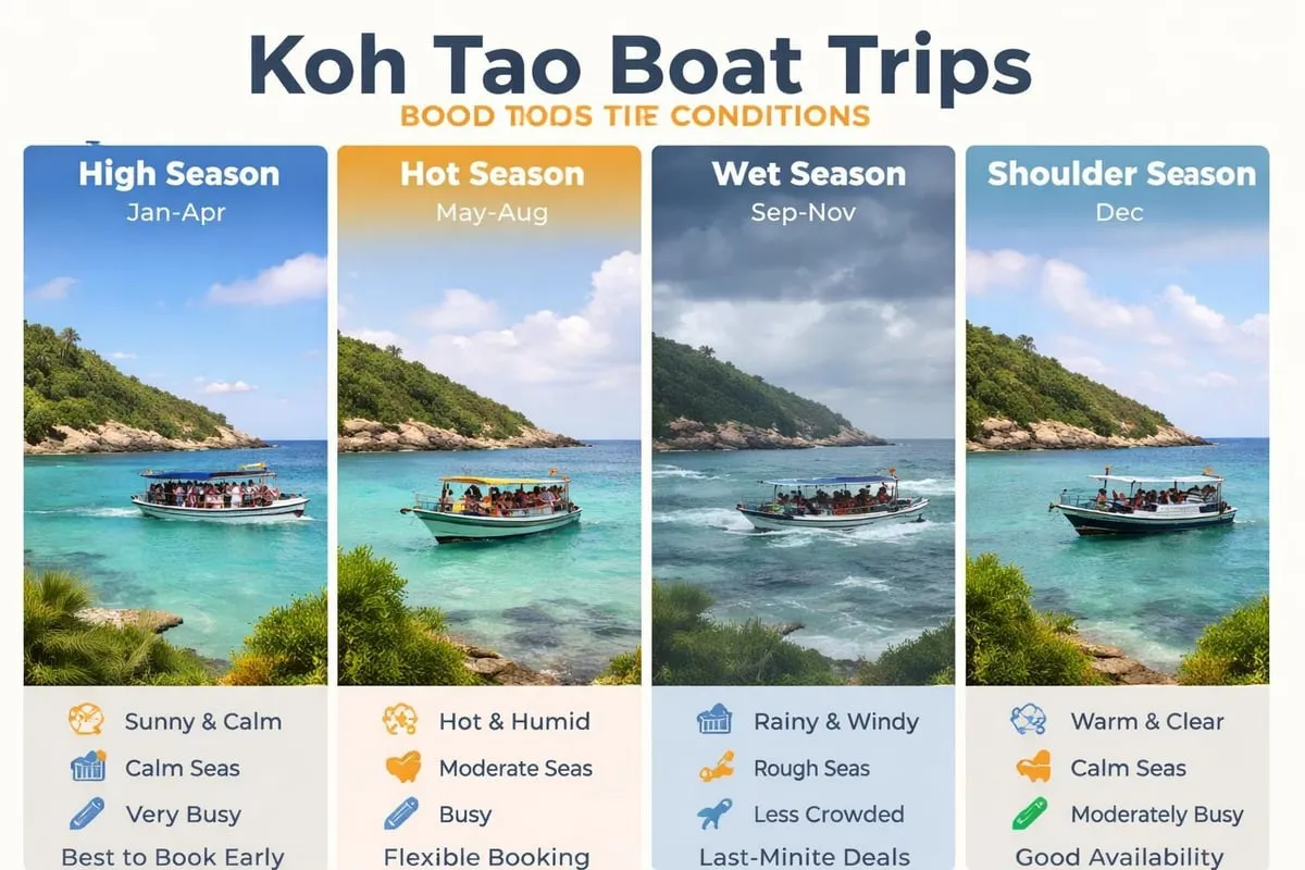 Seasonal boat trip planning