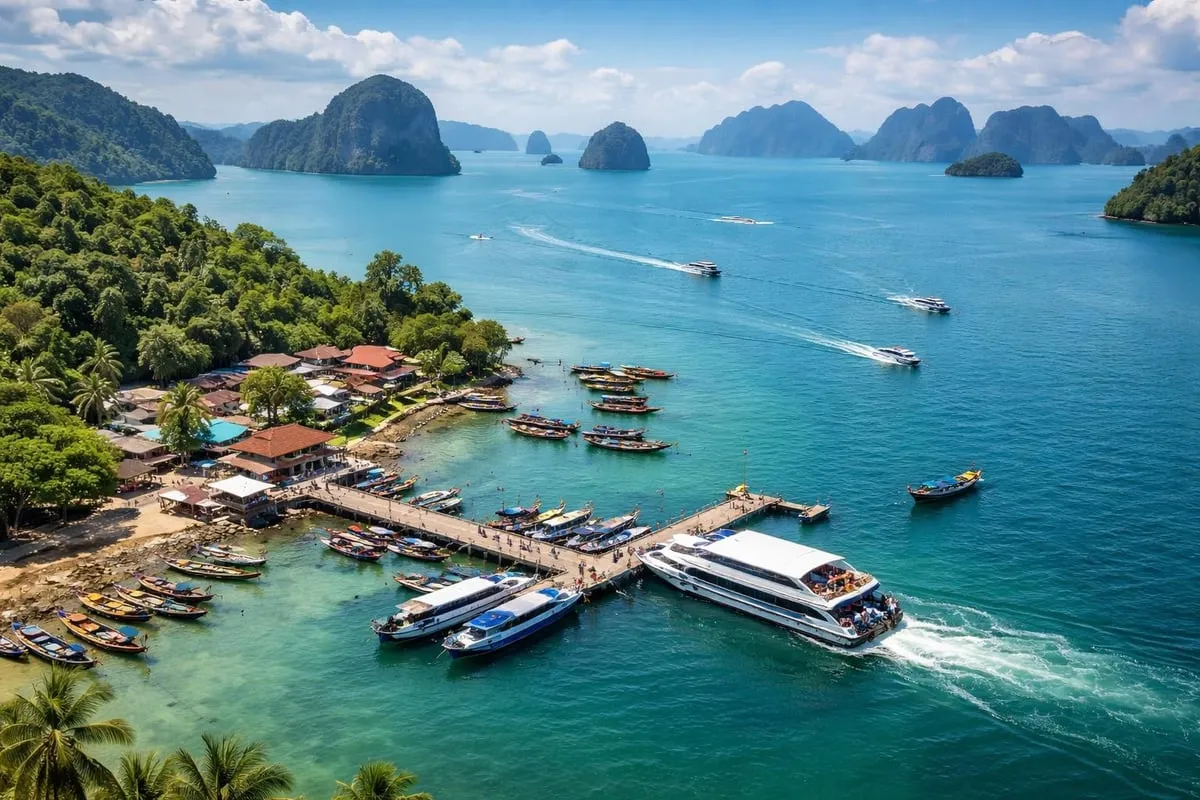 Ferry routes to Koh Yao Noi