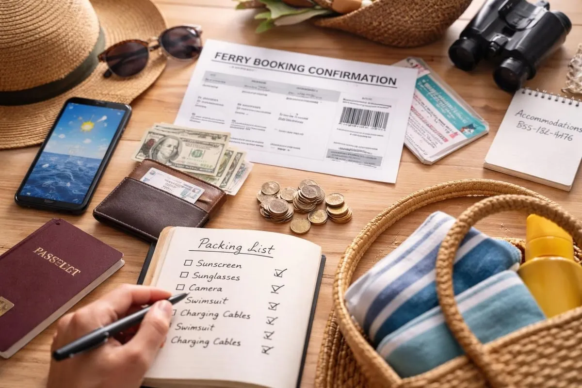 Ferry journey preparation guide
