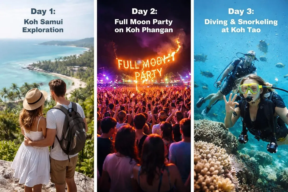 Island hopping itinerary