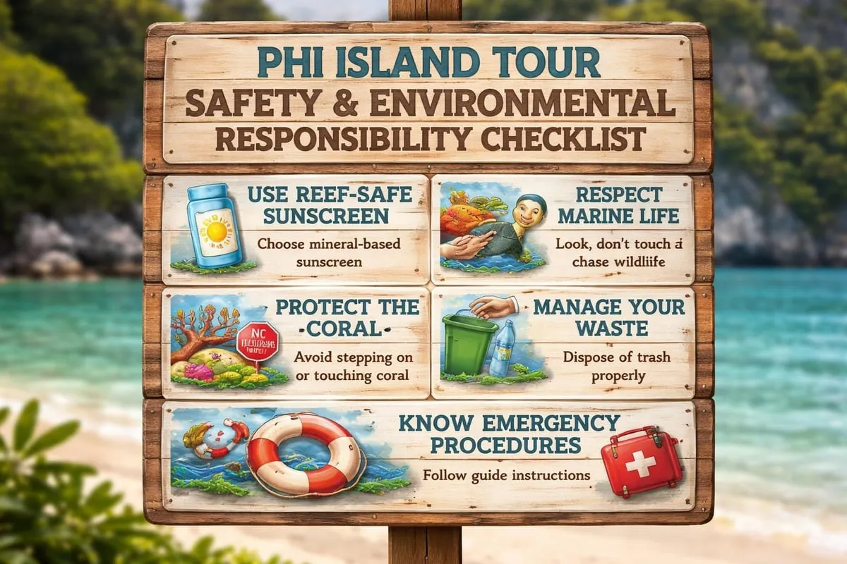 Phi island tour safety checklist
