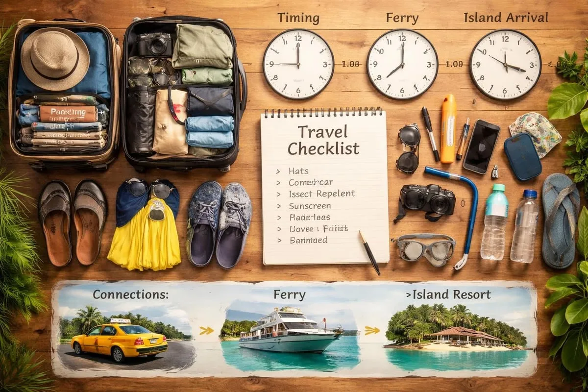 Island hopping preparation