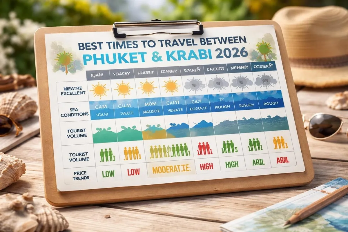 Seasonal travel calendar