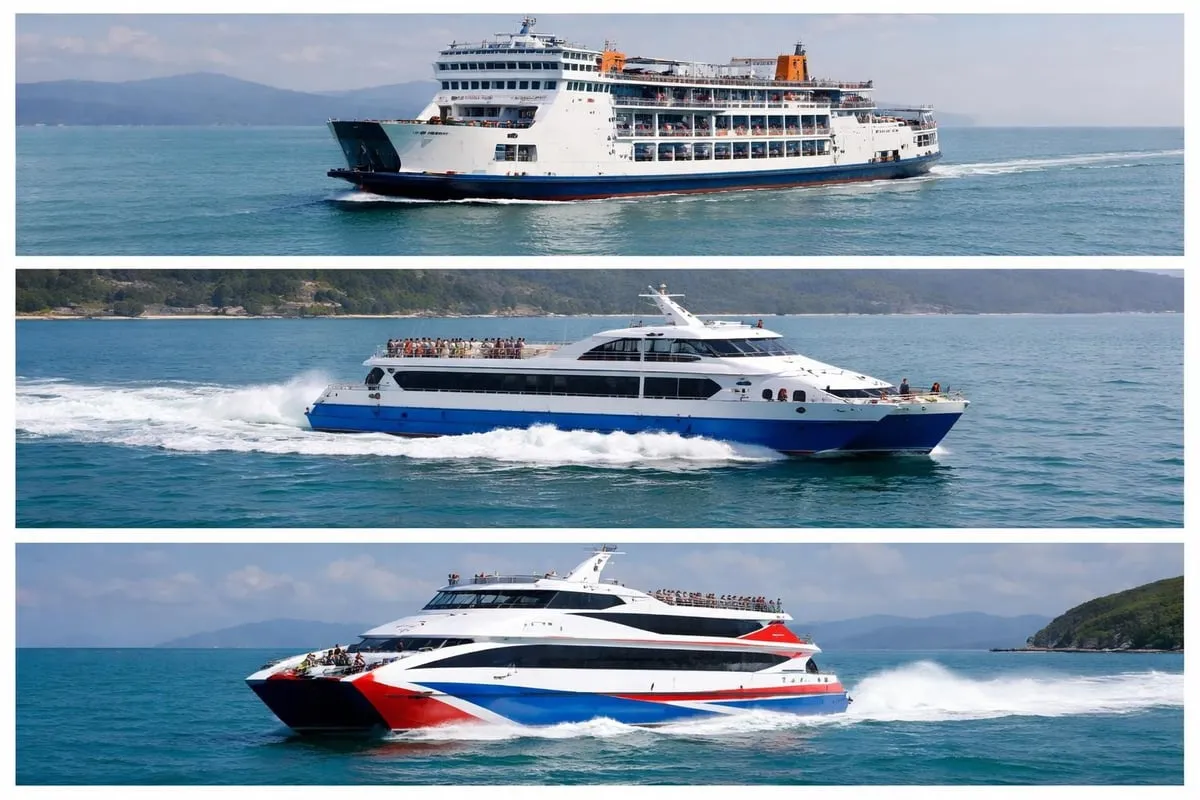 Ferry operator comparison