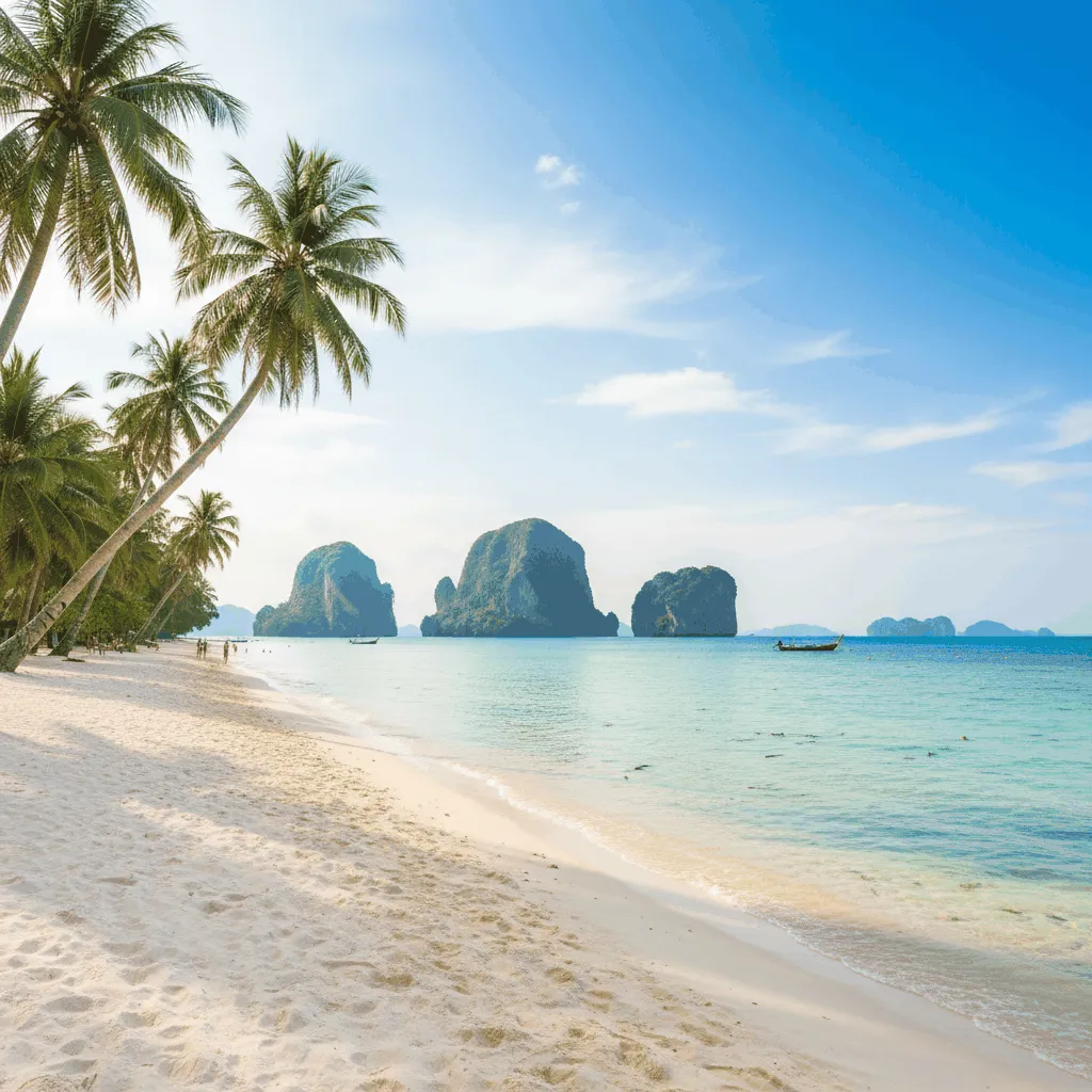 Infographic showing Thailand ferry booking tips: calendar showing best booking times, different ticket types, luggage guidelines, seasonal weather chart