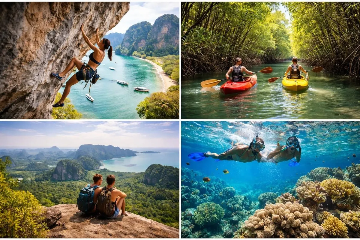 Krabi adventure activities comparison